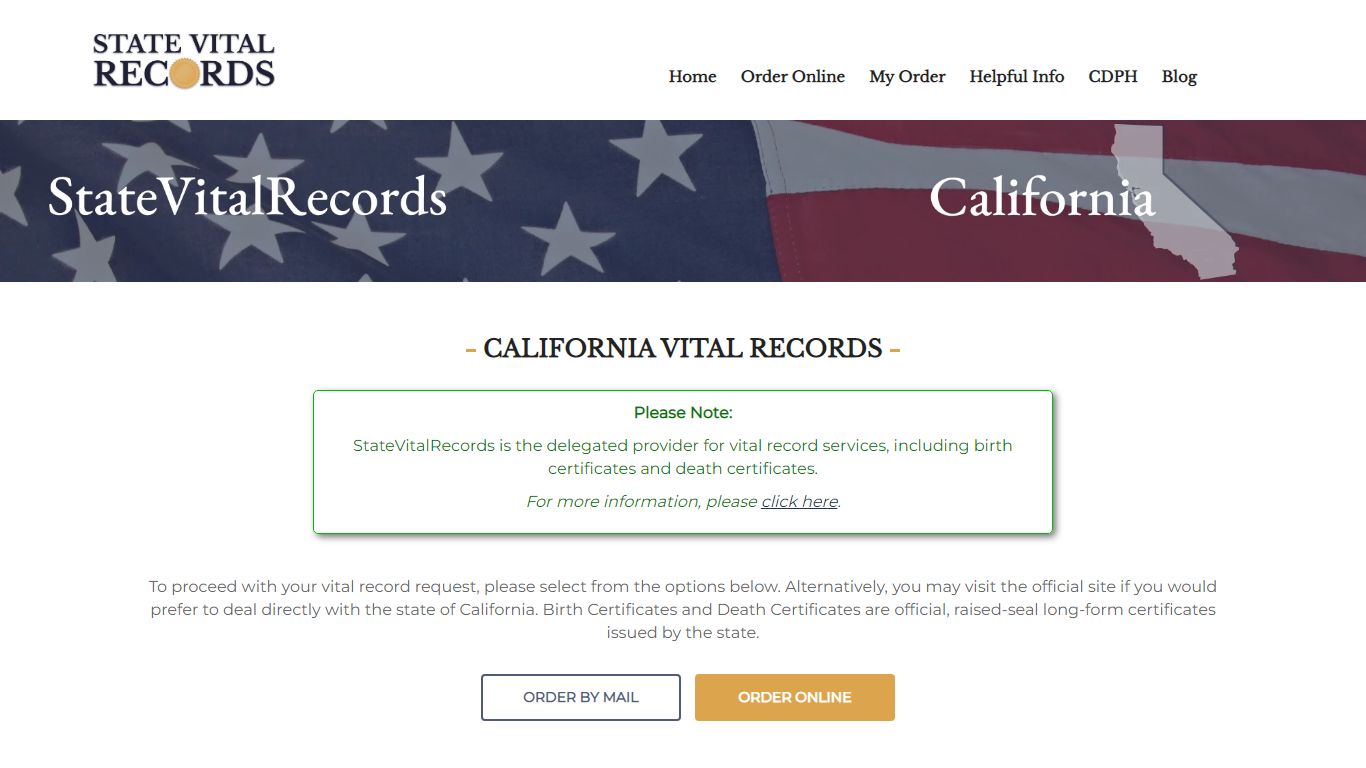 California (CA) Vital Records | Order Birth Certificate Online