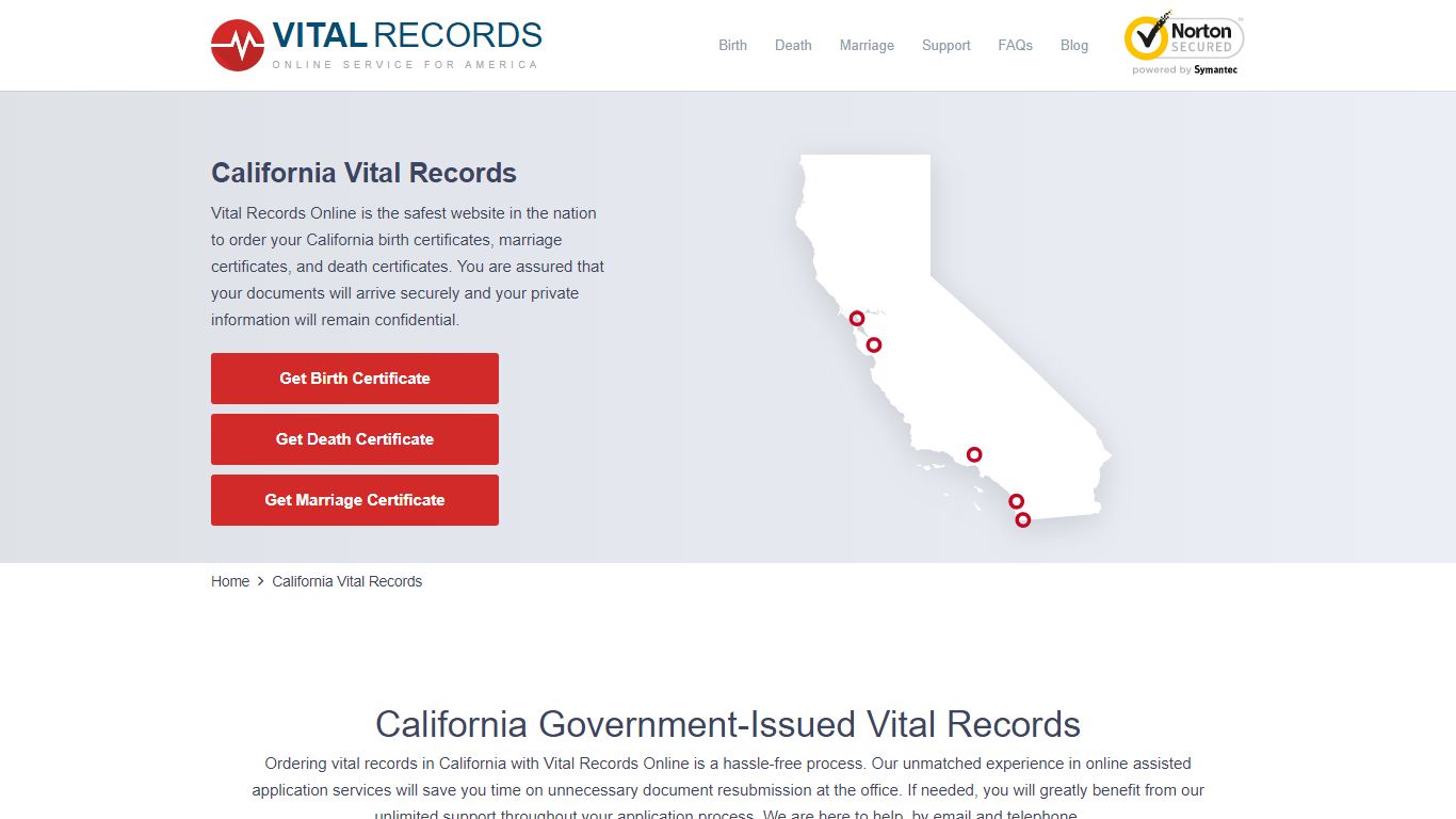 California Vital Records - Vital Records Online